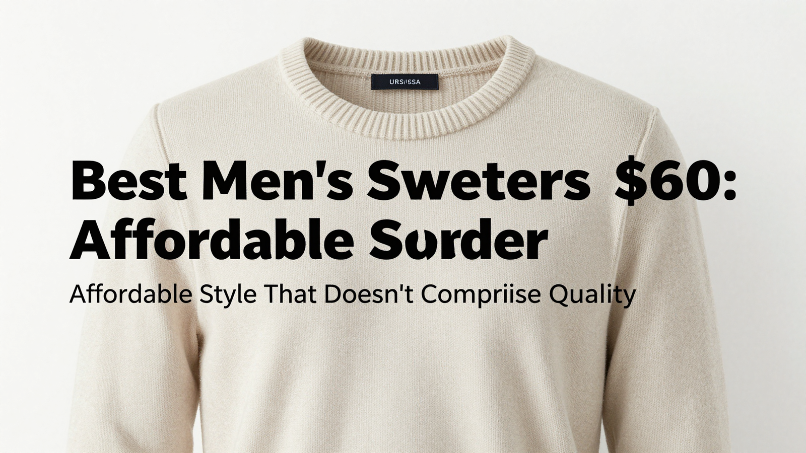Best Men's Sweaters Under $60: Affordable Style That Doesn't Compromise Quality