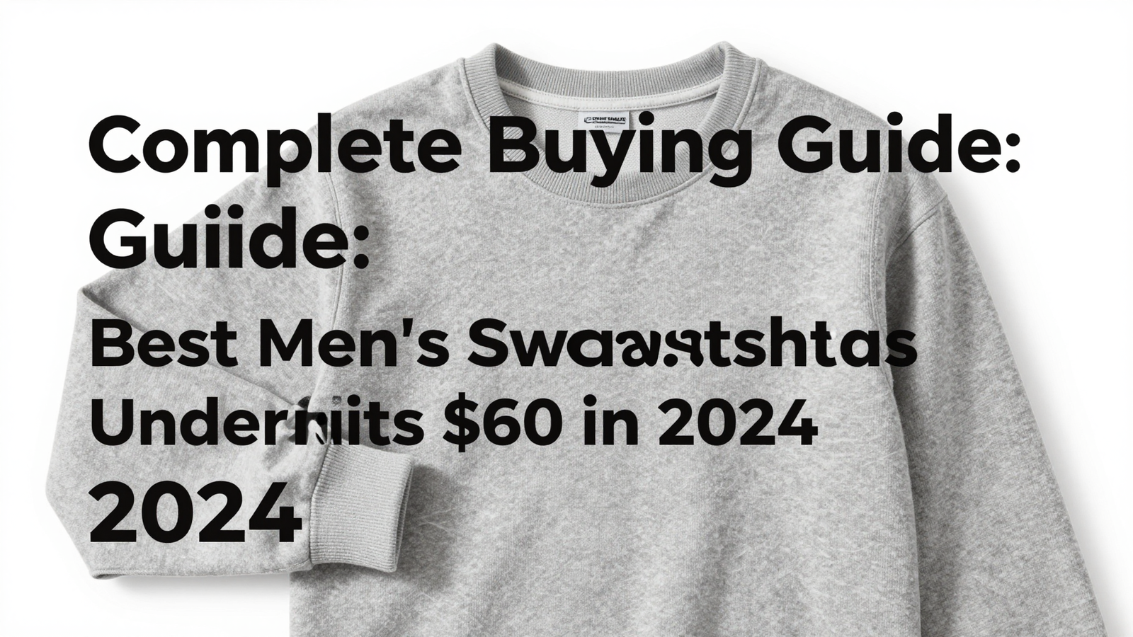 Complete Buying Guide: Best Men's Sweatshirts Under $60 in 2024